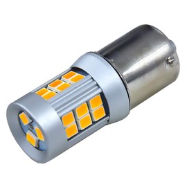 Voltage Automotive LED 1157A 1157NA 1157 Amber Bulb For Brake Light Turn Signal Side Marker Tail Light Bulb (PAIR)