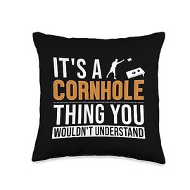 Set Cornhole Bags Game Bards Accessories Kit Gifts Thing Game Boards Bean Bag Cornhole Throw Pillow, 16x16, Multicolor