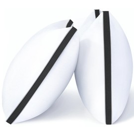 viewstar Pillows Queen Size Set of 2, Bed Pillows for Sleeping, Queen Pillows 2 Pack for Back and Side Sleepers, Fluffy Pillows for Bed with Down Alternative, Machine Washable, Black, 20" x 30"