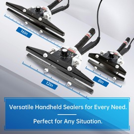 Portable Hand Held Heat Sealer Machine-R-PACK FKR-200, 8 Inches, For Foil Bag, Kraft Bag, Mylar Bag