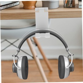 VILLFUL 2pcs Abs Headphone Hanging Brackets Gamepad Hanger Headset Holder White Prevent Scratches