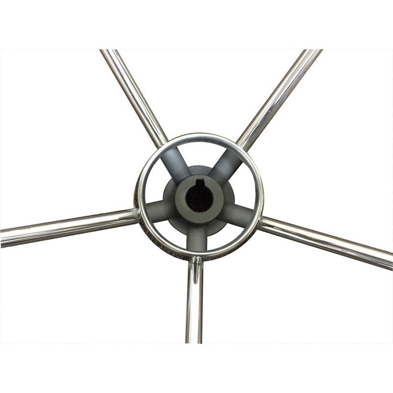 Pactrade Marine 13 1/2" Destroyer SS 304 Steering Wheel 5