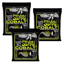 3 PACK Ernie Ball Cobalt P02721 Regular Slinky Electric Guitar Strings