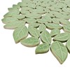 500g/1.1lb Leaf-Shaped Ceramic Mosaic Tiles,Ceramic Mosaic Pieces for Crafts,Mosaic Tiles