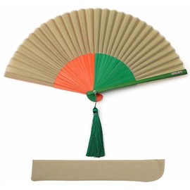 [Nishikawa Shoroku Shoten] Multi-Color Folding Fan, beige