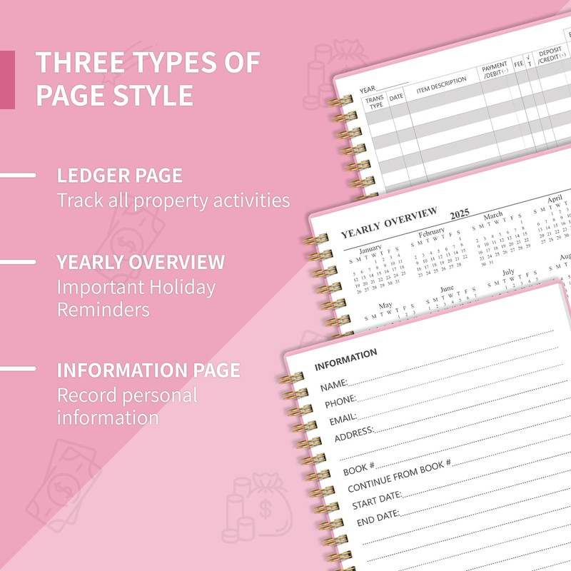 Accounting Ledger Book for Small Business Bookkeeping & Personal Use,