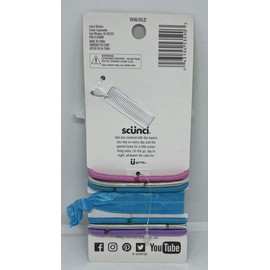 Scunci Snow Flakes Assortment Ties 8pcs