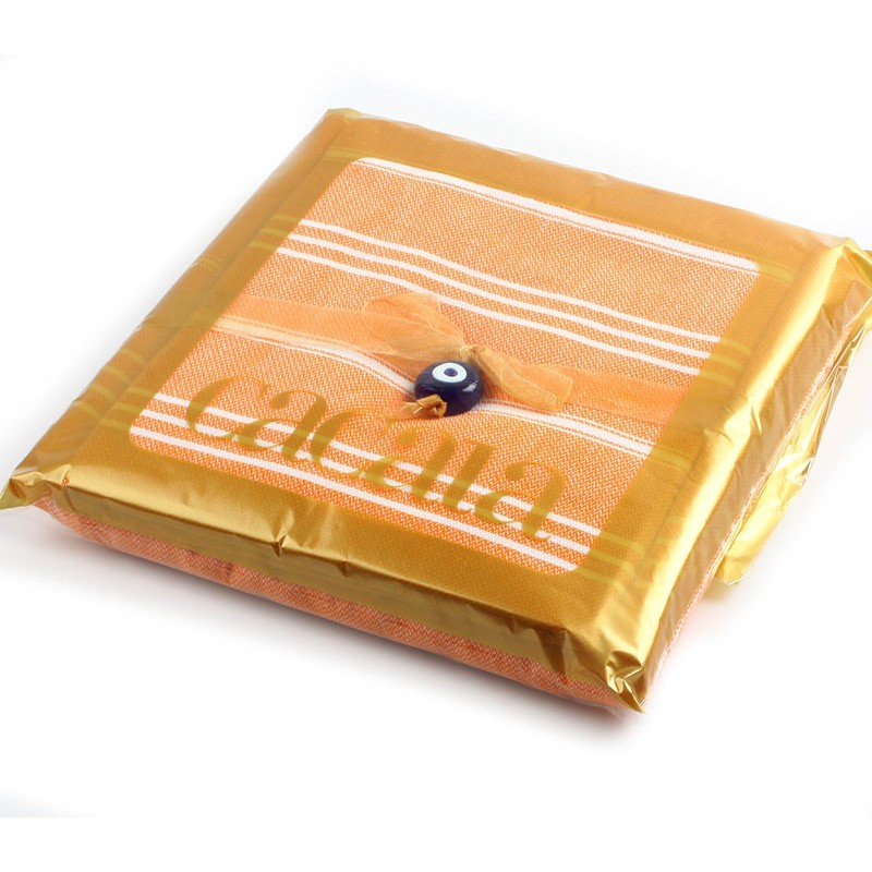 Cacala 2 Pieces Pestemal Turkish Towel Set - 1 Bath