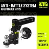 YATM Adjustable Trailer Hitch 2 Inch Receiver Drop Hitch 9