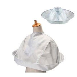 [Mirhua] Folding Waterproof Haircut and Hair Dye Tool at Home Adjustable Neckline Size Available for Adults, Kids, Men and Women