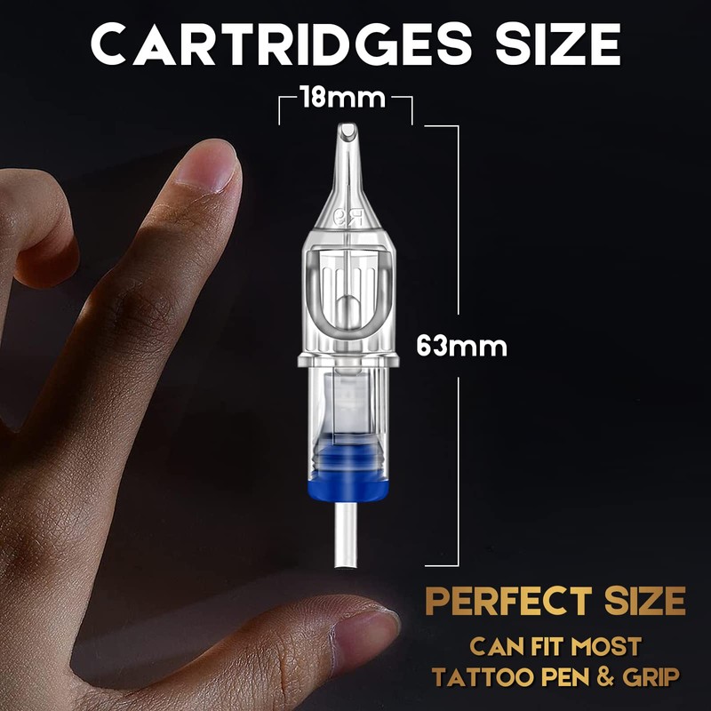 Jconly 20Pcs 1207RL Round Liner for Rotary Machine 1 box