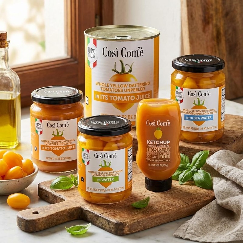 Cosi Come - Arrabiata Pasta Sauce, Yellow Datterino Tomatoes Sauce