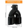 ZYHW Dual Exhaust Tip 2.4 inch Inlet, Universal Car Exhaust