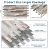 Yipscazo 40 Sheets Peel and Stick Stone Metal Backsplash Tiles,