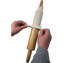 Regency Wraps Rolling Pin Cover for Non-Stick Dough Rolling, 100% Cotton Absorbs Excess Four So Pastries Come out Light and Flakey, 15" Pack of 2