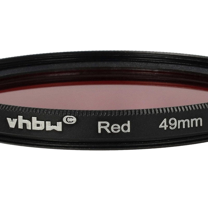 vhbw Universal Colour Filter for Camera Lenses with 49 mm