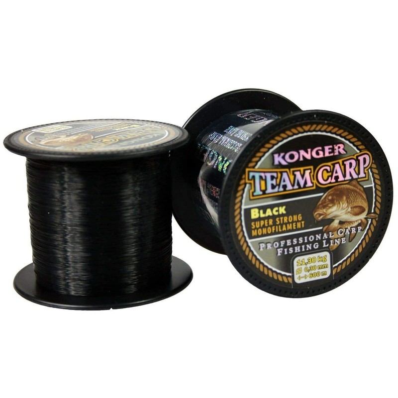 Konger Team Carp Fishing Line Black 1000 m Monofilament Feeder
