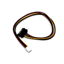 4-Pin Floppy Drive to 15 Pin SATA Male Power Cable
