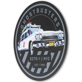 Ghostbusters Ecto-Mobile Metal Sign - Iconic Ghostbusters Wall Decor for Man Cave or Movie Room