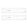 sourcing map 2pcs Film Flexible Ruler 6 Inch 0.1mm Scale