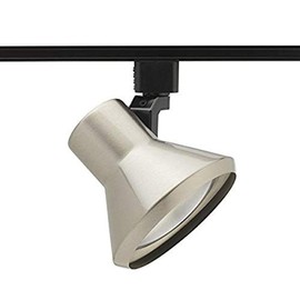 Juno Lighting R552SC Trac-Lites Flared Steps Line Voltage 75W PAR30 Lamp Holder, Satin Chrome.