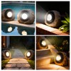 Vcdsoy Solar Powered Rock Lights Outdoor- 2 Pack Super Bright