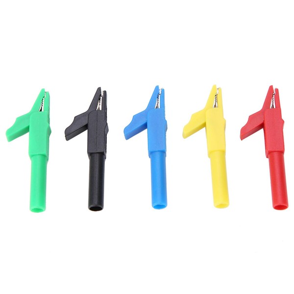 P2007 Fully Insulated Plug-in Crocodile Clips 15A300V for 4 mm