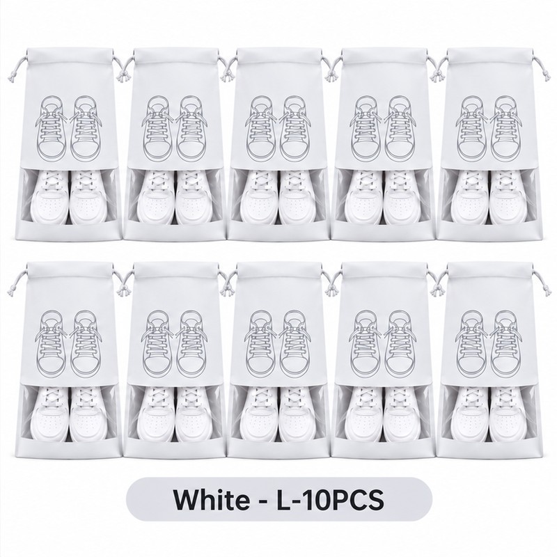 Non-Woven Shoe Storage Bags for Travel & Closet Organization –