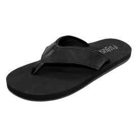 Flojos Men's Select Flip-Flop, Black, 7