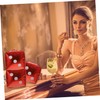 COLLBATH Balloons 5pcs Aluminum Foil Cube Design Great for Poker