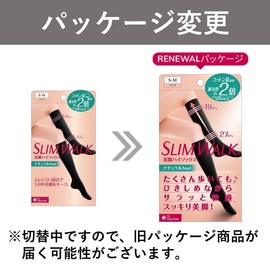 AskDoctors Slim Walk Compression Socks, Beautiful Legs, High Socks, Natural Feel, Black, S-M, Compression Socks, Deodorizing Fiber, Breathable