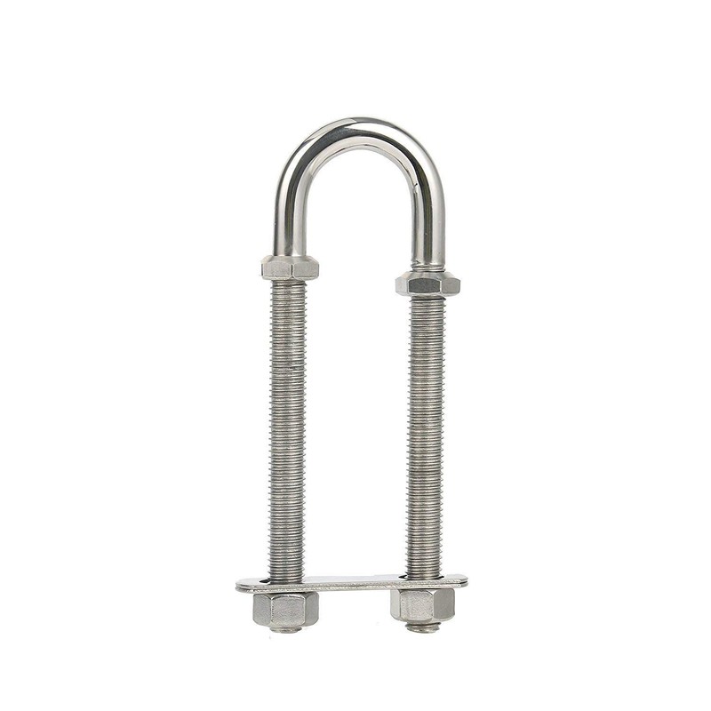 Amarine Made Pair of Stainless Steel Marine Boat Stern Bow