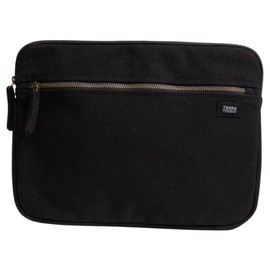 Terra Thread Organic Cotton Laptop Sleeve 13 Inch, Black