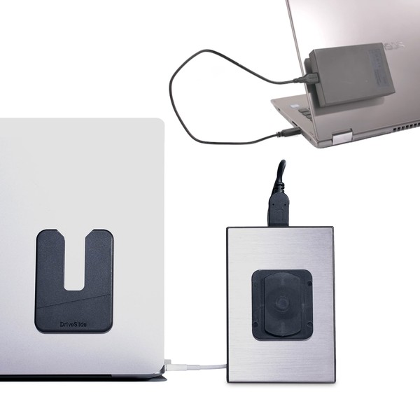 DriveSlide DriveSlide - Aesthetic Portable Computer Mounted External Hard Drive