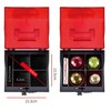 heizi Stamp Case, Seal Case, with Key, Dial Lock, Rubber