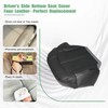 FZJDSD Dark Gray Driver Side Bottom Microfiber Leather Replacement Seat