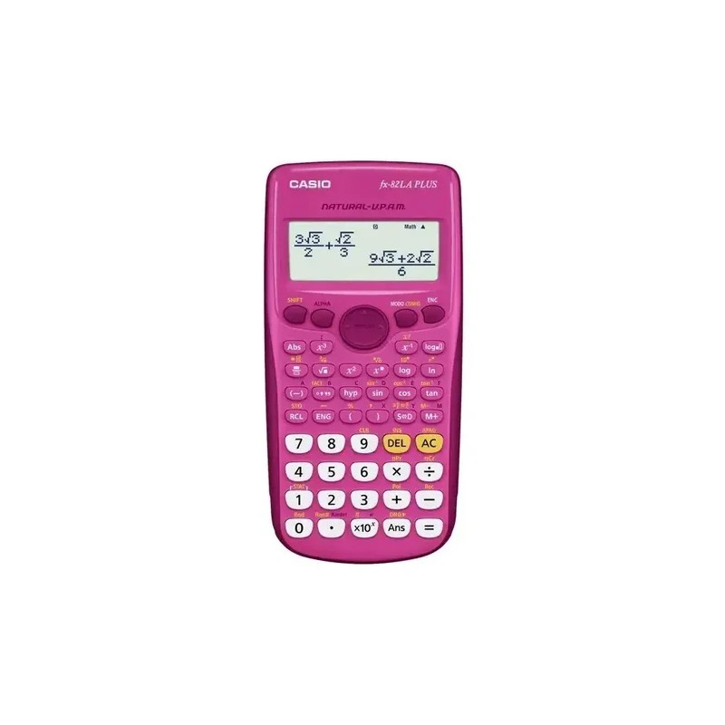 Calculadora Cientifica Casio Fx-82la Plus2 252 Funciones Color Rosa