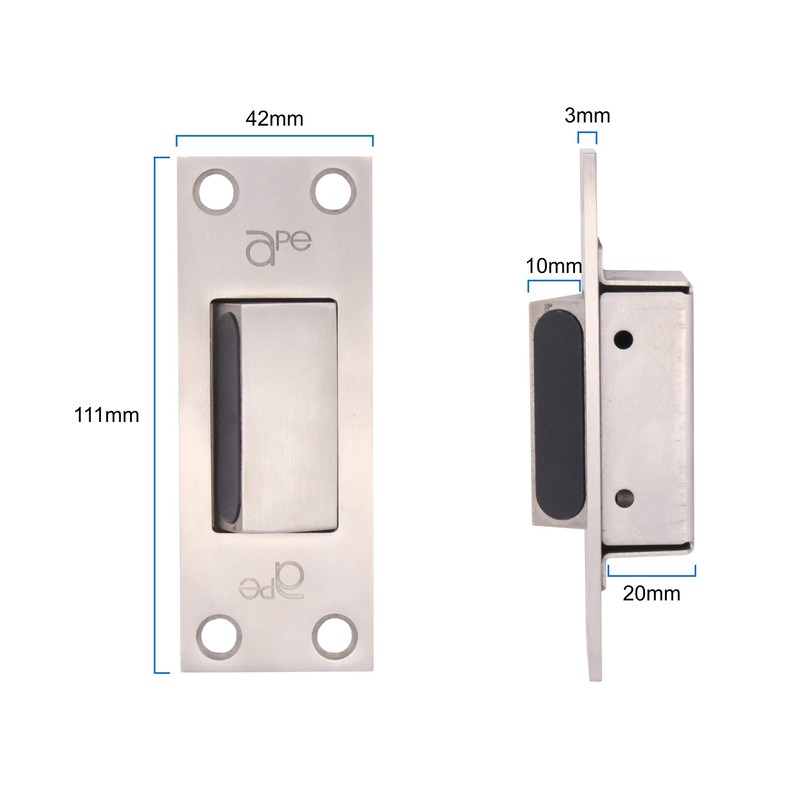 Emergency Release Door Stop for Pivot Doors Stainless Steel 1Pcs
