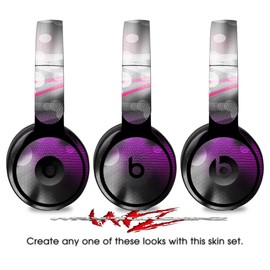 WraptorSkinz Vinyl Decal Wrap Works with Beats Solo Pro Headphones Zaza Pink - Skin Only Beats NOT Included