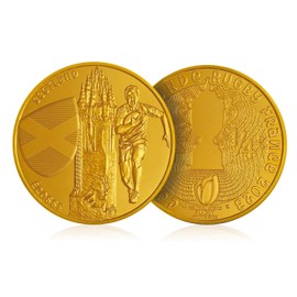 Monnaie de Paris Rugby World Cup 2023 Tournament Scotland Team Coin 0.25 Quarter Euro France