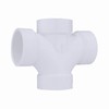 CHARLOTTE PIPE 1 1/2 DWV Double Sanitary TEE DWV (Drain,
