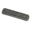 Oakcrafts Cast Iron Laundry Room Door Sign - 145mm x
