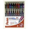 Pentel YBL77/9-M 0.7 mm Energel XM Retractable Wallet - Assorted Colours