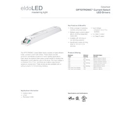 eldoLED | OT 55W/UNV/1A2 DIM L 0860 | 57457 - OPTOTRONIC® Current Select LED Driver| 2746F7 Replacement for Osram 57457