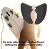 1 Pair of Paddle Board Fins Replacement Windsurfing PVC Surfboard