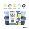 Ello 2-Pack Lunch Stack Plastic Food Storage Container Bento Box