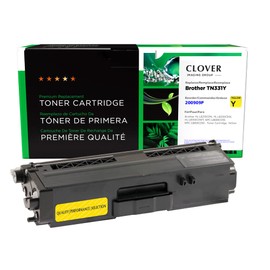 Clover Remanufactured Toner Cartridge Replacement for Brother TN331 | Yellow