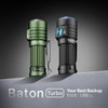 OLIGHT Baton Turbo Compact EDC Flashlight with 510m Long-Range Beam