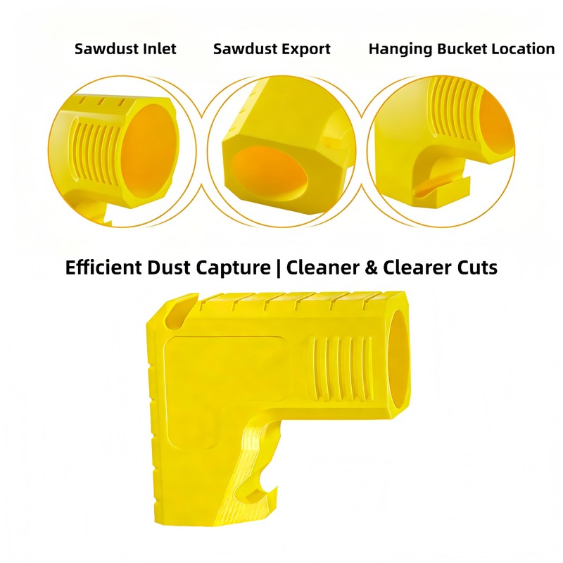 2.05 Inch Dust Collector Adapter for DeWALT Table Saw DW745