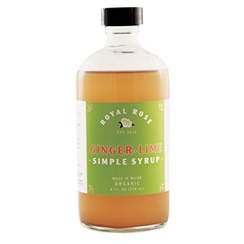 Royal Rose Ginger Lime Simple Syrup, 8 Fluid Ounce